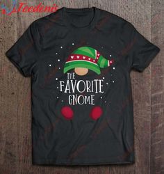 favorite gnome matching christmas pjs family pajamas t-shirt, funny christmas shirts  wear love, share beauty