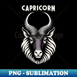 capricorn zodiac tee astrology inspired capricorn - png transparent sublimation file - create with confidence