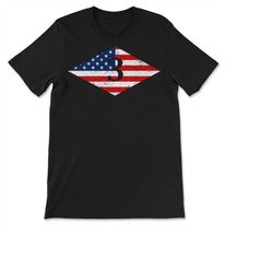 third ranger battalion usa flag diamond patriotic military army gift t-shirt, sweatshirt & hoodie