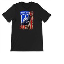 173rd airborne brigade us flag tear airborne paratrooper t-shirt, sweatshirt & hoodie