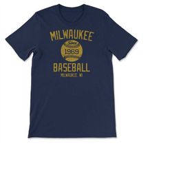 vintage milwaukee baseball retro founded classic retro sports fan gift t-shirt, sweatshirt & hoodie