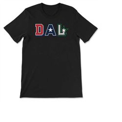 dallas texas sports fan three letter city abbreviation t-shirt, sweatshirt & hoodie