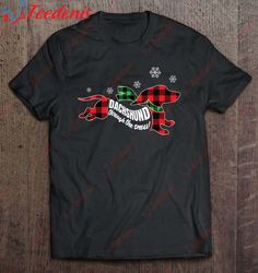 Dachshund Through The Snow Funny Dachshund Christmas Shirt, Christmas Tops On Sale  Wear Love, Share Beauty