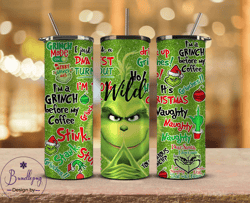 christmas tumbler png,grinch png ,merry christmas png,merry christmas svg, santa grinch 02