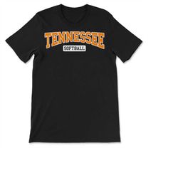 tennessee softball classic retro style softball player t-shirt, sweatshirt & hoodie