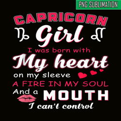 capricorn girl png funny quote with zodiac sign png birthday gift png