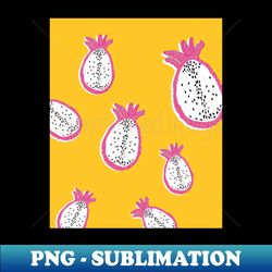 simple fruit fruity dragon fruit summer pattern - instant png sublimation download - transform your sublimation creations