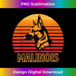 vintage belgian malinois dog retro malinois gift birthday - contemporary png sublimation design - enhance your art with a dash of spice