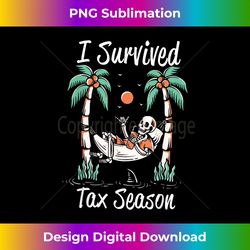 funny i survived tax season accounting accountant men wome - minimalist sublimation digital file - tailor-made for sublimation craftsmanship