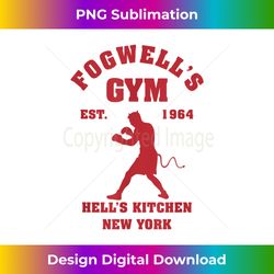 vintage fogwell's gym est 1964 boxing day - eco-friendly sublimation png download - ideal for imaginative endeavors