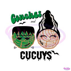 conchas and cucuys frankenstein and bride of franken svg 2111