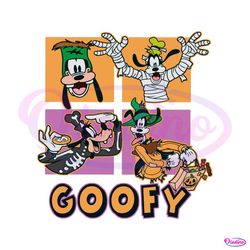 cute disney goofy spooky vibes svg graphic design file 2111