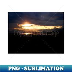 sunset landscape photography  lake and mountain on cloudy sky - aesthetic sublimation digital file - transform your sublimation creations