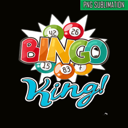 bingo king png, bingo balls png, crown king png