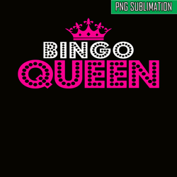 bingo queen pink png, bingo balls png, crown queen png