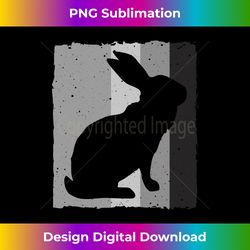 vintage rabbit design bunny lover men women boys girls kids long sleeve - crafted sublimation digital download - reimagine your sublimation pieces