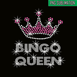 bingo queen sparkle png, bingo balls png, crown queen png