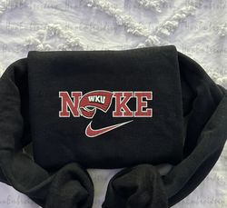 nike x western kentucky hilltoppers embroidered sweatshirt, nike embroidered sweater, nike hoodie, unisex shirt