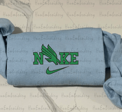 nike x north texas mean green embroidered sweatshirt, nike embroidered sweater, nike hoodie, unisex shirt