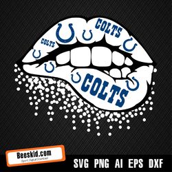 indianapolis colts lips svg for cut, indianapolis colts svg, png, colts svg, indianapolis colts svg for cricut, indianap