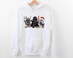 star wars christmas 2022 hoodie, disney christmas hoodie, christmas gifts, star wars xmas hoodie, family christmas hoodi