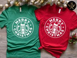 starbucks christmas shirt,merry christmas shirt, coffee lover christmas shirt, holiday shirt, christmas shirt, holiday t