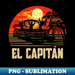 pontoon boat captain lake boating el capitan - png sublimation digital download - stunning sublimation graphics