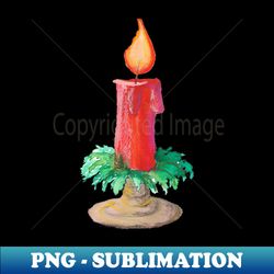 christmas candle - premium png sublimation file - spice up your sublimation projects