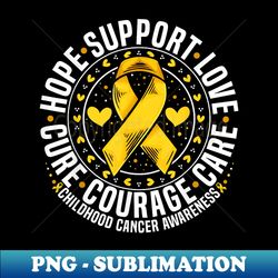 childhood cancer support family childhood cancer awareness - sublimation-ready png file - perfect for sublimation mastery