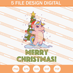 christmas unicorn svg, unicorn svg, christmas svg