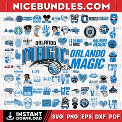 78 files orlando magic team bundles svg, orlando magic svg, nba teams svg, nba svg, png, dxf, eps, instant download-spor