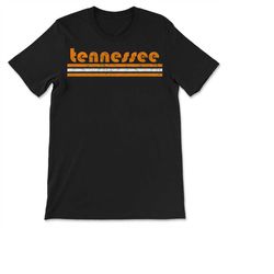 vintage tennessee retro three stripe weathered  t-shirt, sweatshirt & hoodie