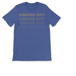 kansas city missouri baseball color fade retro baseball fan t-shirt, sweatshirt & hoodie