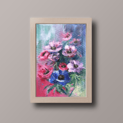 flowers oil painting original floral painting