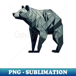 minimalistic bear geometric bear minimalist bear - premium sublimation digital download - unlock vibrant sublimation designs