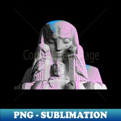 sculpture artdeco woman  swiss artwork photography - retro png sublimation digital download - perfect for personalization