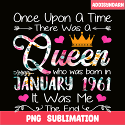 queen was born in january 1961 png, happy birthday png, birthday queen png