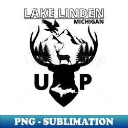 lake linden michigan upper peninsula - modern sublimation png file - boost your success with this inspirational png download