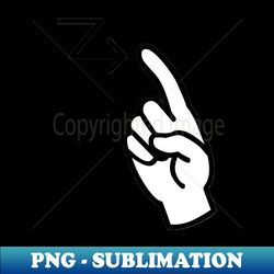 asl - american sign language gift - retro png sublimation digital download - fashionable and fearless