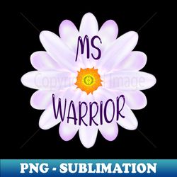 ms warrior - retro png sublimation digital download - fashionable and fearless