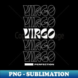 virgo zodiac design retro - exclusive png sublimation download - revolutionize your designs