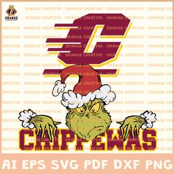 ncaa central michigan chippewas svg designs, ncaa chippewas logo svg, grinch file, svg files for cricut silhouette