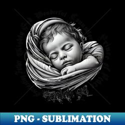 pencil sketch baby jesus - high-resolution png sublimation file - add a festive touch to every day