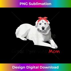 great pyrenees mom bandana womens patou - classic sublimation png file - striking & memorable impressions