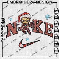 christmas ironman embroidery files, christmas embroidery design, chibi spiderman, machine embroidery design