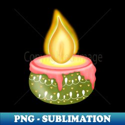 cute christmas candle - exclusive png sublimation download - unleash your creativity