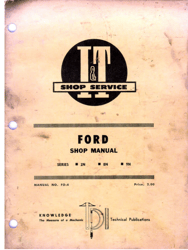 ford n series 9n 2n 8n 2nan 9nan 8nan tractor technical service shop manual