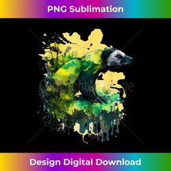 honey badger watercolor art honey badger lovers - crafted sublimation digital download - ideal for imaginative endeavors