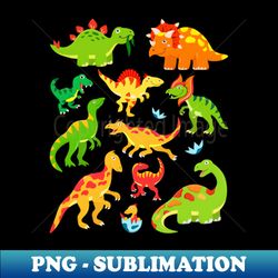 cute dinos for kids - instant png sublimation download - unleash your creativity