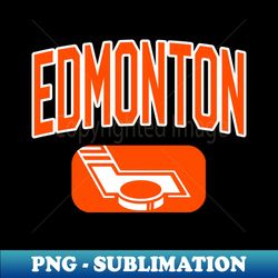 edmonton hockey blue - png transparent sublimation design - perfect for sublimation mastery